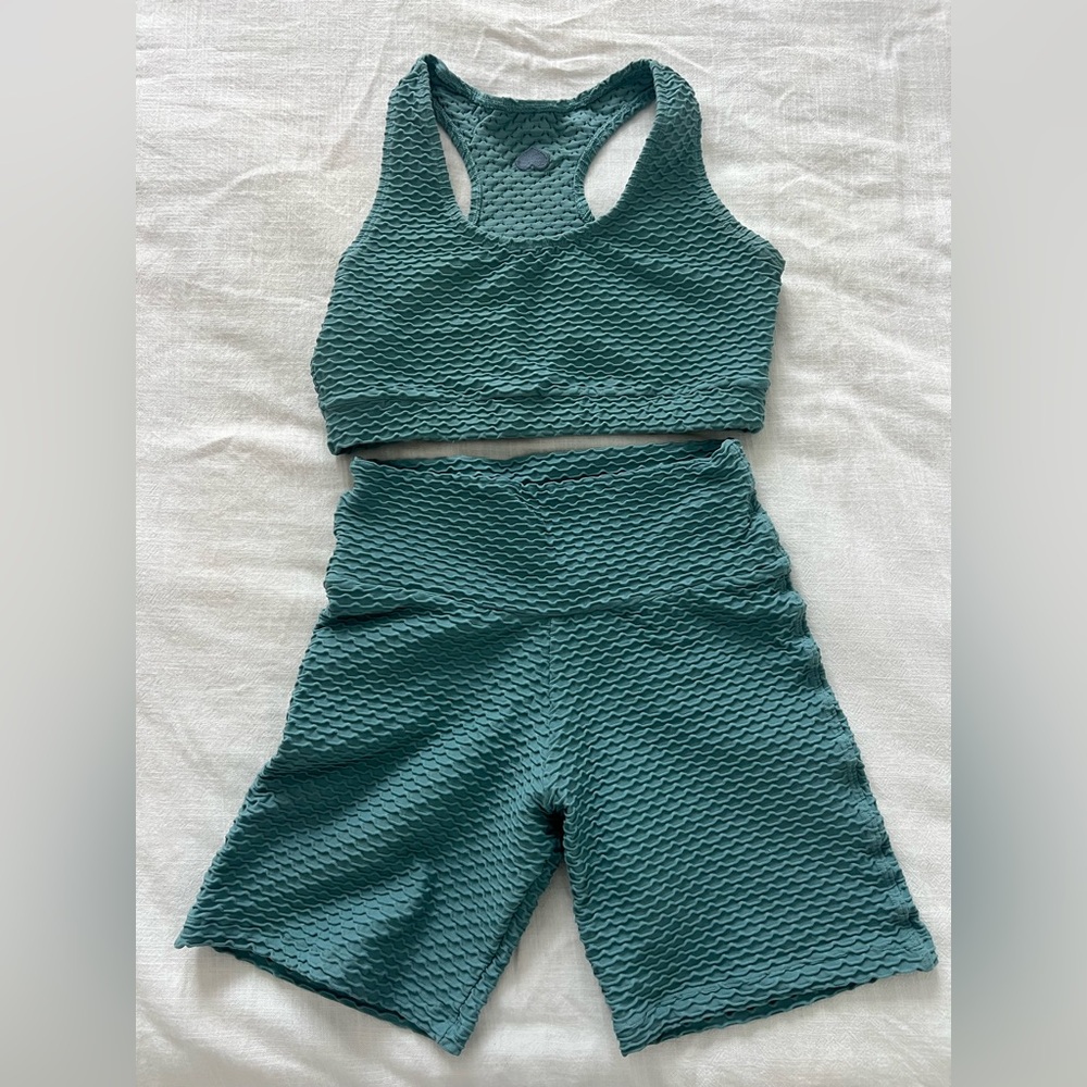 Booty by Brabants Biker Shorts & Sports Bra See